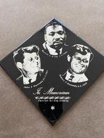 Tegeltje in memoriam Kennedy+M.L. King, Ophalen of Verzenden