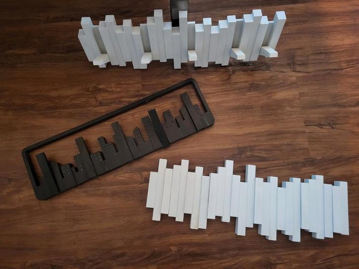 3 wand kapstokjes, Huis en Inrichting, Woonaccessoires | Kapstokken, Wandkapstok, Minder dan 100 cm, Ophalen of Verzenden