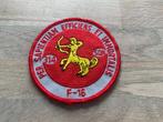 LUCHTMACHT KLU 314 SQN F-16 BADGE PATCH, Ophalen of Verzenden, Zo goed als nieuw, Patch, Badge of Embleem