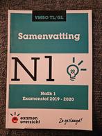 ExamenOverzicht - Samenvatting Examenstof NaSk1 VMBO TL/GL, Nederlands, Ophalen of Verzenden, Zo goed als nieuw, ExamenOverzicht