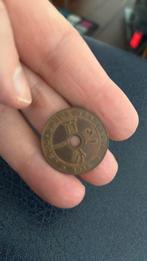 Frans Indochina 1 cent 1938 mooie kwaliteit, Ophalen of Verzenden, Zuidoost-Azië