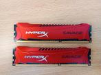 16 GB 2400mhz DDR3 kit HyperX Savage, Computers en Software, RAM geheugen, Ophalen, DDR3, Zo goed als nieuw, Desktop