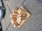 eiken zuilen / eiken sokkels, Doe-het-zelf en Verbouw, Hout en Planken, Ophalen, Eiken, Zo goed als nieuw, 50 mm of meer