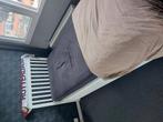 Mooi wit 1 persoons bed met opberglades, Huis en Inrichting, Slaapkamer | Bedden, Ophalen, 90 cm, Eenpersoons, Wit