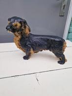 Vintage Teckel Beeld - Hondenliefhebber Collectie, Ophalen of Verzenden, Gebruikt, Overige materialen, Dierenbeeld