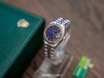 Rolex Lady-Datejust – StaalGoud – Blauwe Wijzerplaat, Sieraden, Tassen en Uiterlijk, Horloges | Dames, Ophalen, Staal, Gebruikt