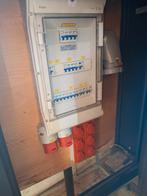 Bouwstroomkast en bouwwaterput, Ophalen