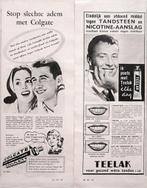 13 vintage advertenties reclames mondverzorging producten 62, Gebruikt, Ophalen