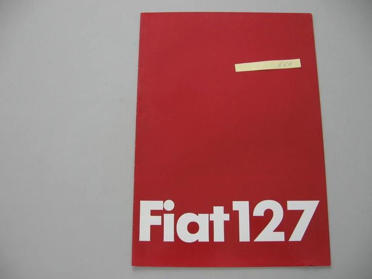 FT 668 FIAT 127. 1980. folder, Boeken, Auto's | Folders en Tijdschriften, Zo goed als nieuw, Overige merken, Ophalen of Verzenden