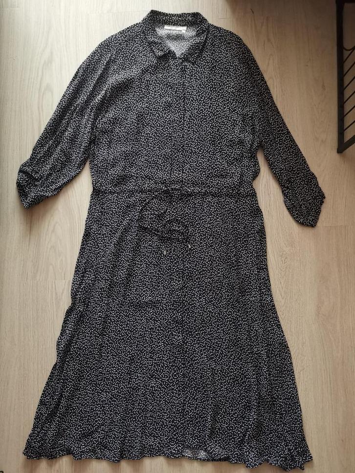 Mooie lange jurk van InWear, maat 40, Kleding | Dames, Jurken, Zo goed als nieuw, Maat 38/40 (M), Zwart, Onder de knie, Ophalen of Verzenden