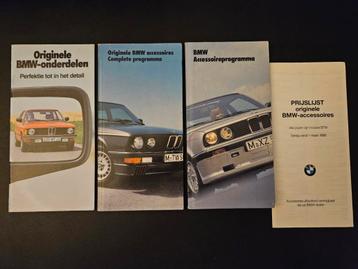 3 Brochures Brochure onderdelen & accessoires jaren 80 beschikbaar voor biedingen