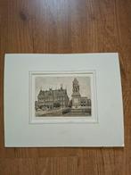 Ets / gravure / Den Haag / Justitie / plein, Antiek en Kunst, Kunst | Etsen en Gravures, Ophalen