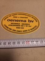 Kranen laadschop bulldozer oenema oosterwolde haulerwijk, Verzamelen, Stickers, Ophalen of Verzenden, Zo goed als nieuw