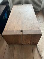 Houten salontafel (walnoot) 130 x 85x41, Huis en Inrichting, Ophalen