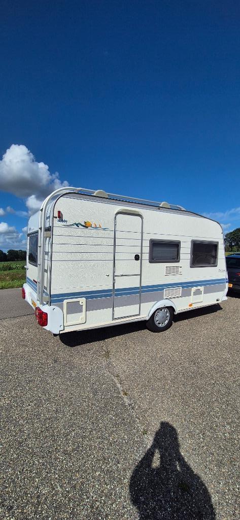 Hobby 400 SF 2002 met Voortent, Caravans en Kamperen, Caravans, Particulier, tot en met 4, 750 - 1000 kg, Treinzit, Hobby, Dwarsbed