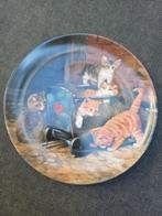 Wandbord met spelende kittens., Ophalen of Verzenden