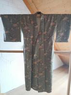 Traditionele Japanse Kimono black flower, Antiek en Kunst, Ophalen of Verzenden