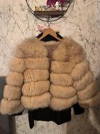 Beige Bontjas, Kleding | Dames, Jassen | Zomer, Ophalen of Verzenden, Zo goed als nieuw, Maat 38/40 (M), Beige