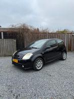 Citroën C2 1.4 I 2006 Zwart, Auto's, Voorwielaandrijving, Zwart, 4 cilinders, 965 kg