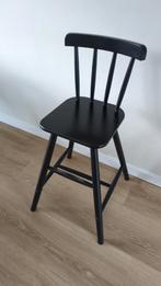 ikea houten kinderstoel agam zwart, 1 kruk, Ophalen, Gebruikt