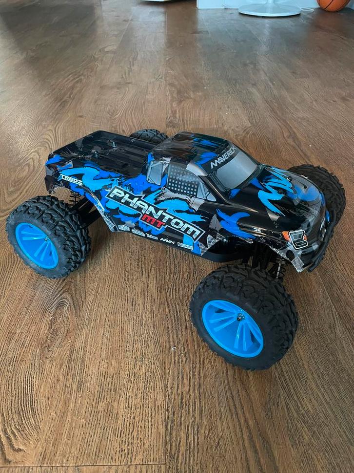 Maverick Phantom MT, Hobby en Vrije tijd, Modelbouw | Radiografisch | Auto's, Gebruikt, Auto offroad, Overige schalen, Ophalen of Verzenden