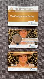 Euromunt van koningin naar koning, Postzegels en Munten, Munten | Nederland, Ophalen of Verzenden, Koningin Beatrix, Euro's, Losse munt