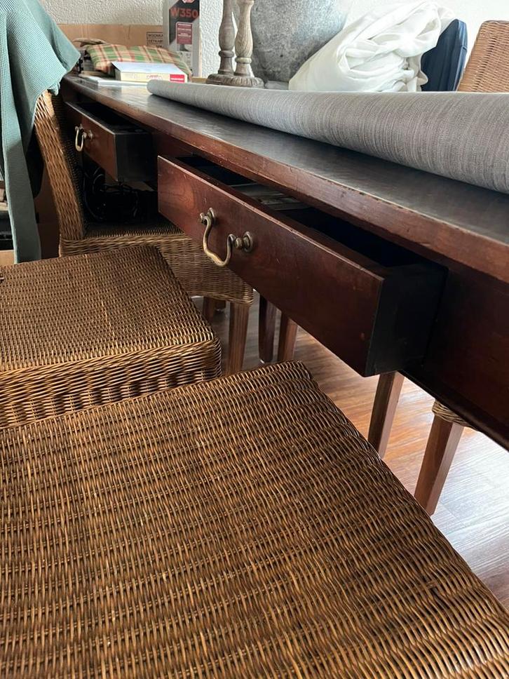 Te koop kersenhouten eettafel/salontafel MOET WEG, Huis en Inrichting, Tafels | Salontafels, Gebruikt, 50 tot 75 cm, 50 tot 100 cm