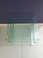 Designklassieker! Fiam Italia Ponte bijzettafels - set van 3, Ophalen, 50 tot 100 cm, Overige vormen, Minder dan 50 cm