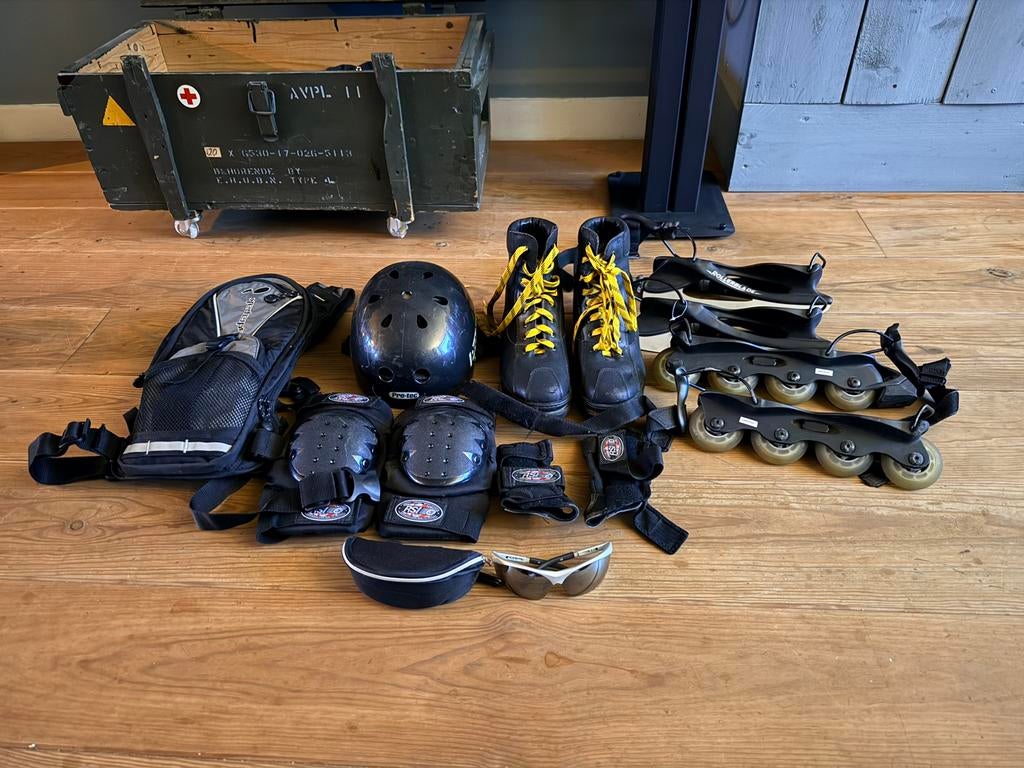 Complete Skeeler set., Ophalen of Verzenden, Zo goed als nieuw, Bescherming