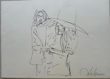 John Lennon & Yoko Ono Litho ( reprint 1970 ) beschikbaar voor biedingen