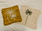 Bali kussenhoezen palm nieuw, Huis en Inrichting, Woonaccessoires | Kussens, Ophalen of Verzenden, Zo goed als nieuw, Vierkant