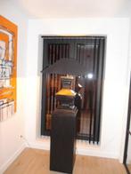 Houten kandelaar met lamp op sokkel, 100 tot 150 cm, Ophalen, Hout, Zeer modern