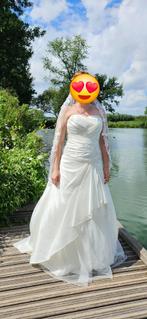 Prachtige trouwjurk maat 42, Kleding | Dames, Trouwkleding en Trouwaccessoires, Ophalen, Zo goed als nieuw, Wit, Trouwjurk