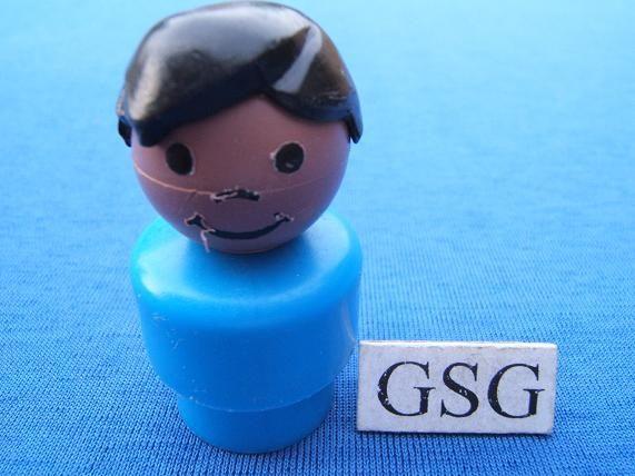 Play Family vintage kunststof poppetjes jongens, Kinderen en Baby's, Speelgoed | Fisher-Price, Gebruikt, Overige typen, Ophalen of Verzenden