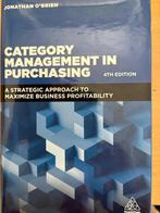 Boek Category management in purchasing, Ophalen of Verzenden, Zo goed als nieuw, Management