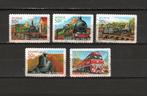 Trein postzegels Australie 2004 2361/2365 lees, Ophalen of Verzenden, Postfris, Treinen