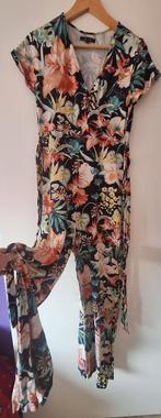 King louie jumpsuit mt l blauw bloemem, Blauw, Maat 42/44 (L), Ophalen of Verzenden, Zo goed als nieuw