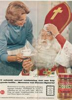 Retro reclame 1965 Douwe Egberts Moccona koffie Sinterklaas, Verzamelen, Retro, Verzenden, Overige typen