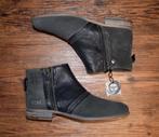 YELLOW CAB - leren enkelboots Tanner black - maat 42, Zwart, Boots, Nieuw, Ophalen of Verzenden