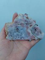 Roze amethist/chalcedoon slab, Verzamelen, Mineralen en Fossielen, Ophalen of Verzenden