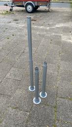 3 tafelpoten in hoogte verstelbaar 58-87 cm IKEA, Ophalen, Zo goed als nieuw, Rechthoekig, 100 tot 150 cm