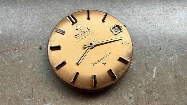 Omega Constellation onderdelen - uurwerk, wijzerplaat, Sieraden, Tassen en Uiterlijk, Horloges | Antiek, Polshorloge, Omega, Goud
