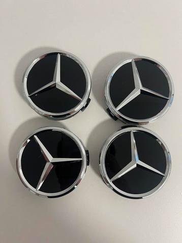 Set naafdoppen 75 mm Mercedes per 4 stuks nieuw beschikbaar voor biedingen