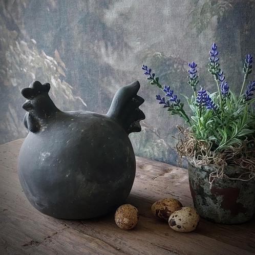 Kip grijs van beton maat M, merk Countryfield., Huis en Inrichting, Woonaccessoires | Overige, Nieuw, Ophalen of Verzenden