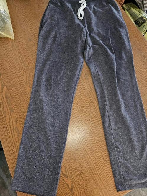 blauwe joggingbroek maat M  (z7), Kleding | Dames, Broeken en Pantalons, Gedragen, Blauw, Ophalen of Verzenden