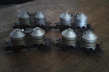 Marklin HO 4 bruinkolenwagons nr. 308/2 en 4511 beschikbaar voor biedingen