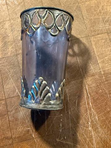 Antiek Zilveren Bekertje 2 x beschikbaar voor biedingen