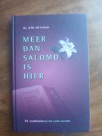 G.M. de Leeuw - Meer dan Salomo is hier, Ophalen of Verzenden, Zo goed als nieuw, G.M. de Leeuw
