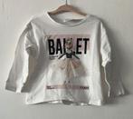 ZARA tshirt ballet maat 80, Meisje, Shirtje of Longsleeve, Ophalen of Verzenden, Zo goed als nieuw