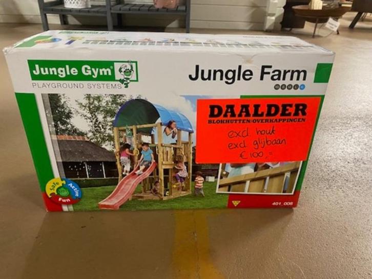 Jungle gym kit t.b.v. speeltoestel Farm, Kinderen en Baby's, Speelgoed | Buiten | Speeltoestellen, Zo goed als nieuw, Overige typen